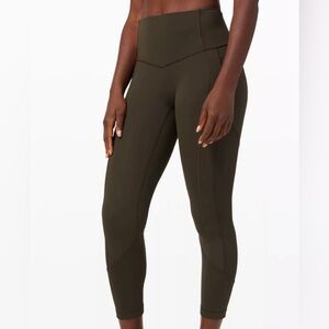 Women’s Lululemon Dark Olive 25” Buttery Soft Leggings